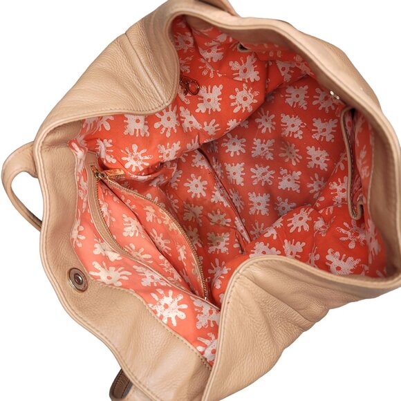 Tory Burch Michelle bucket bag tote Tan Leather Tote bag Large - Picture 9 of 14